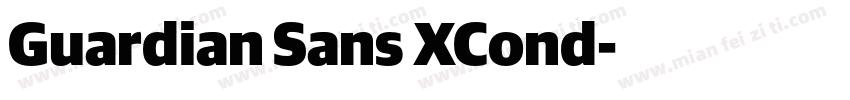 Guardian Sans XCond字体转换